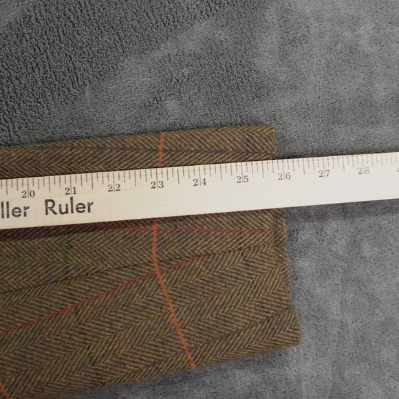 Beoty Show Herringbone Wool Tweed Jacket Mens Large Brown Field Coat British - Picture 10 of 11